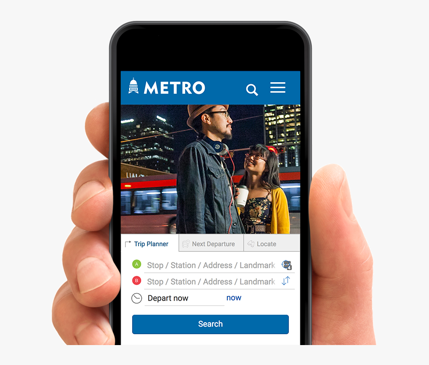 Capmetro App, HD Png Download