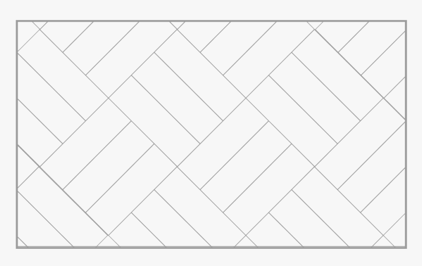 Wood Floor Pattern Diagonal Basket, HD Png Download