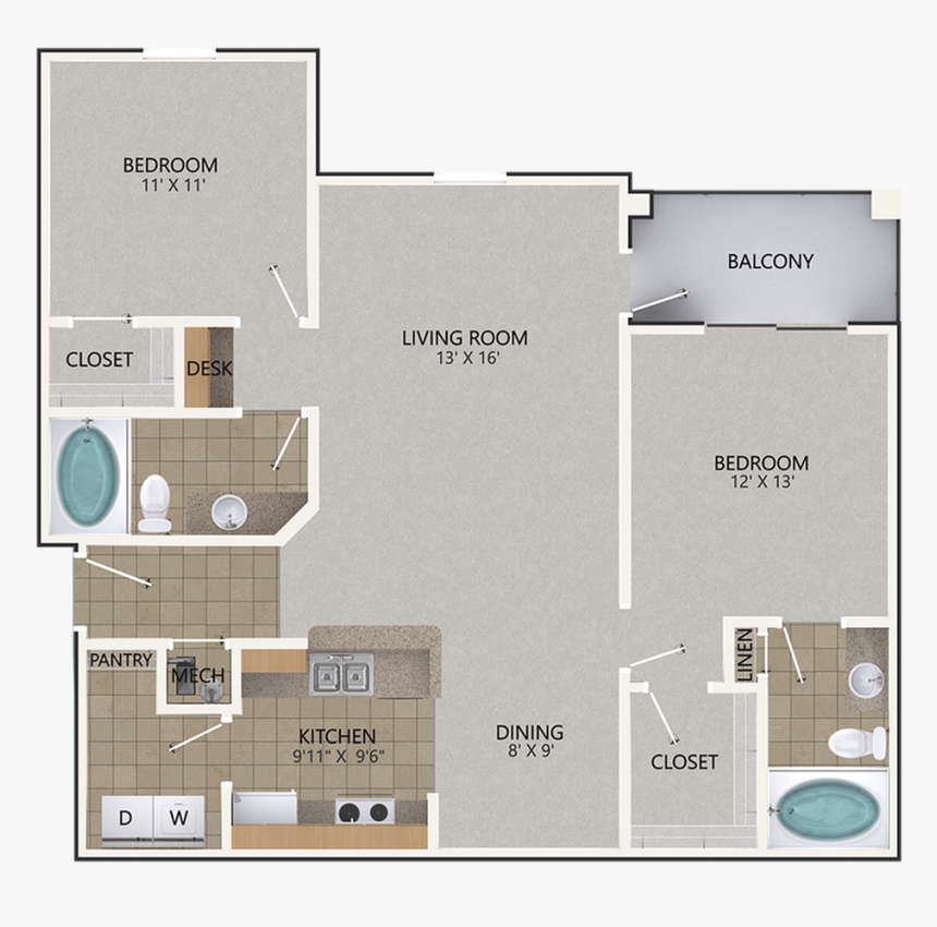 0 For The Chestnut Oak Floor Plan - Floor Plan, HD Png Download