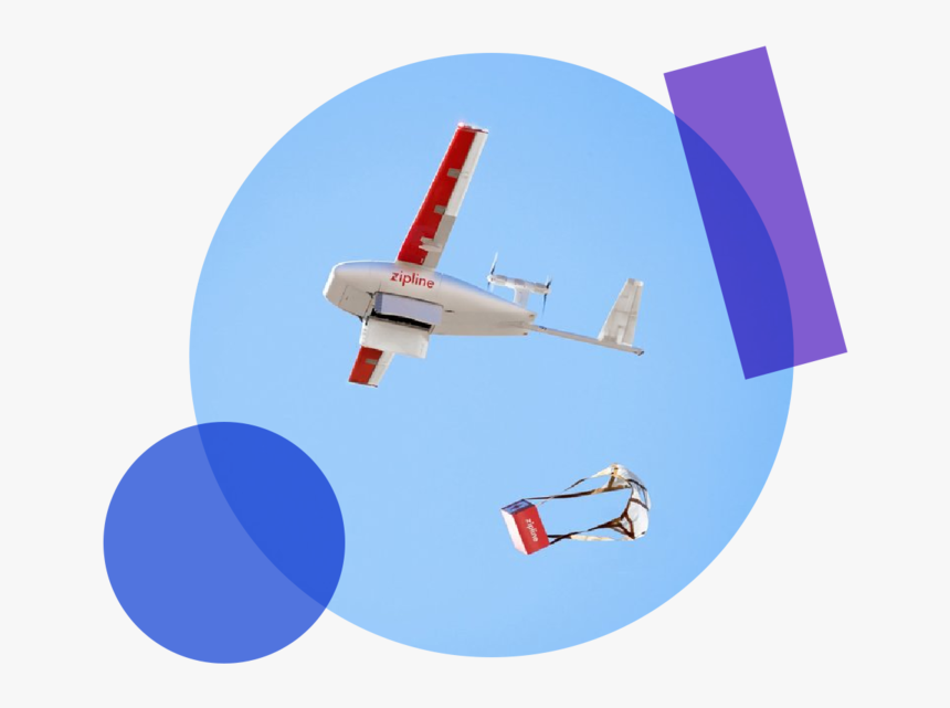 Zipline - ドローン 医薬品, HD Png Download