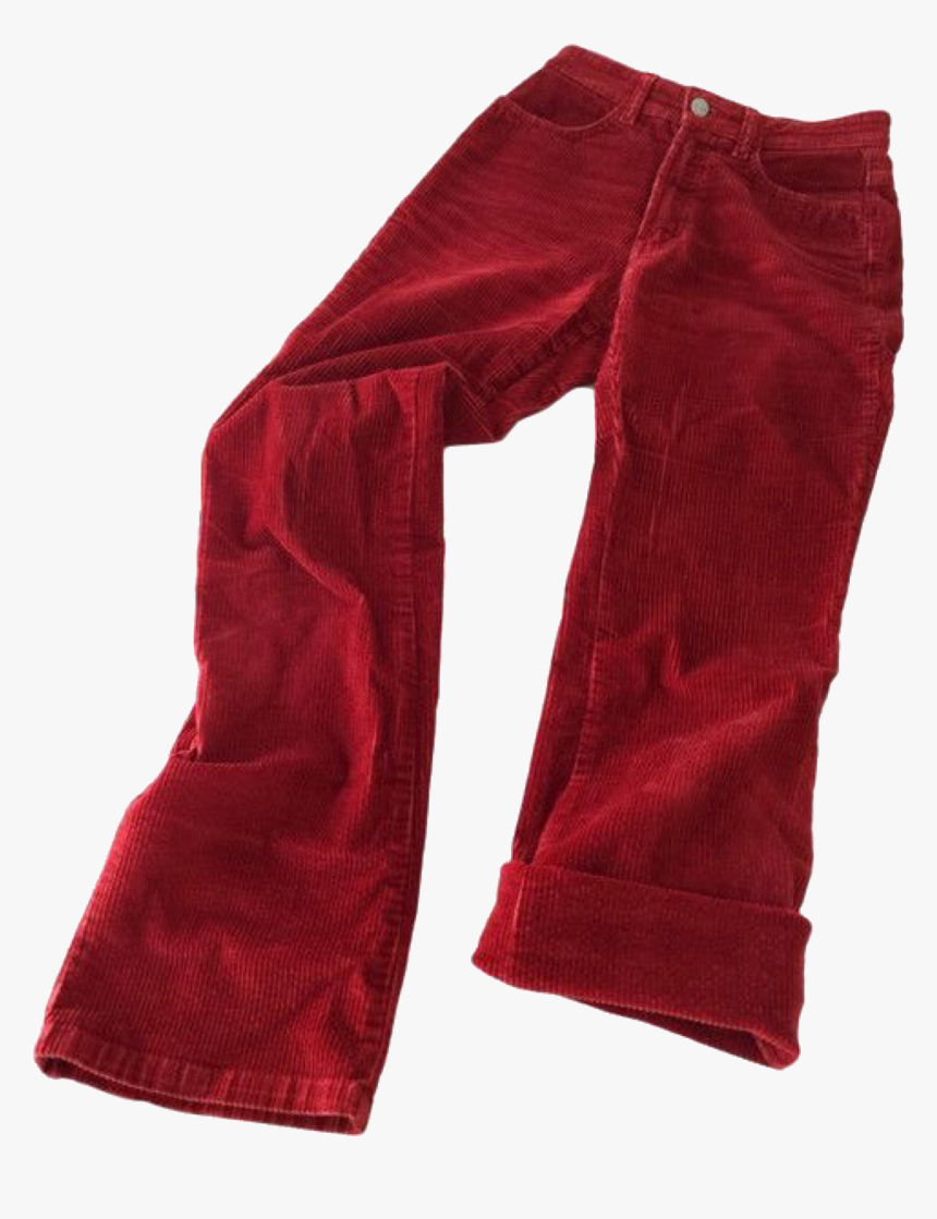 Girl Bellbottom Pant Png - Png Moodboard Red, Transparent Png