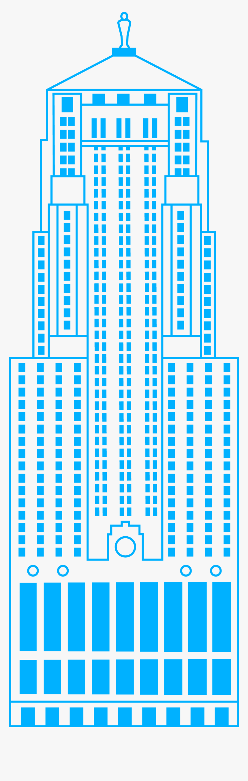 Chicago Board Of Trade Building Clipart, HD Png Download