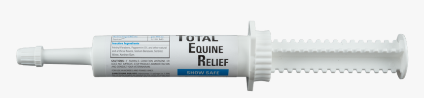 Total Equine Relief Oral Syringe - Syringe, HD Png Download