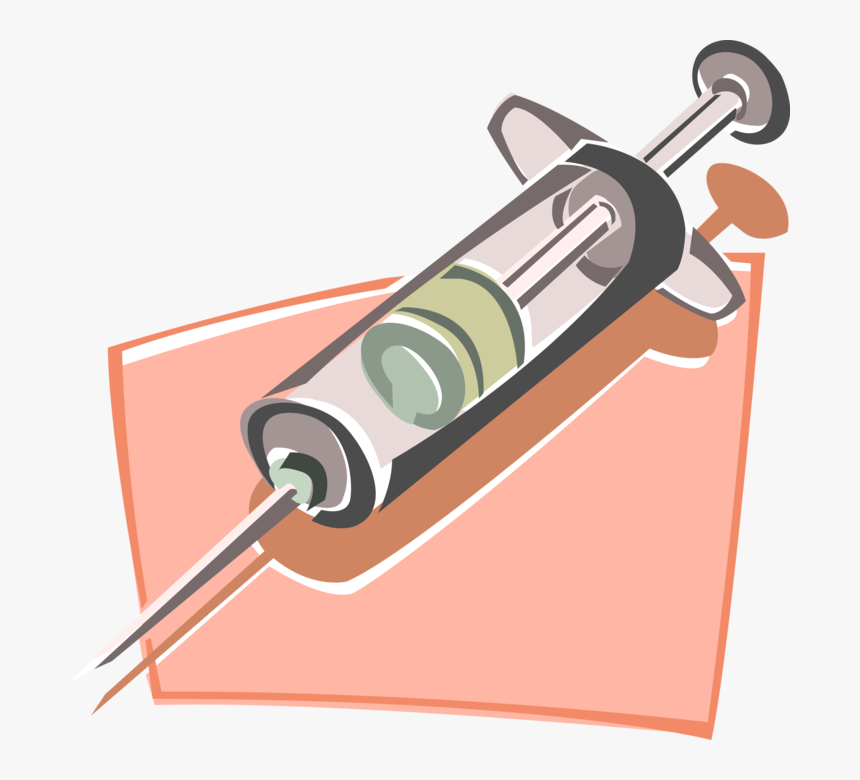 Vector Illustration Of Medical Vaccination Hypodermic - Techniques Of Drug Administration, HD Png Download