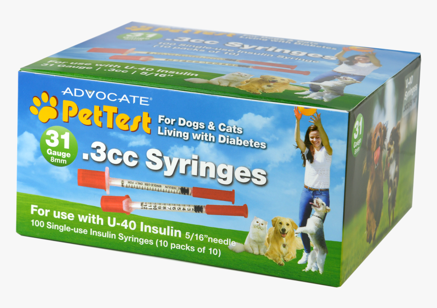 Advocate Pettest Syringes 31g - Pet Test Syringes, HD Png Download