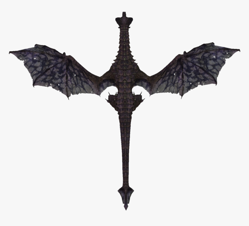 Ice Dragon Skyrim, HD Png Download