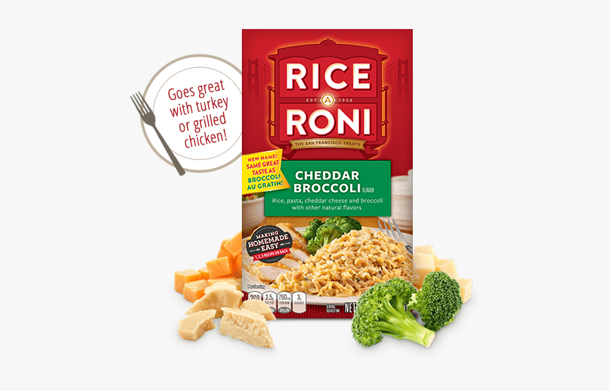 Menu Item Rice A Roni Cheddar Broccoli - Rice A Roni Stir Fried Rice, HD Png Download