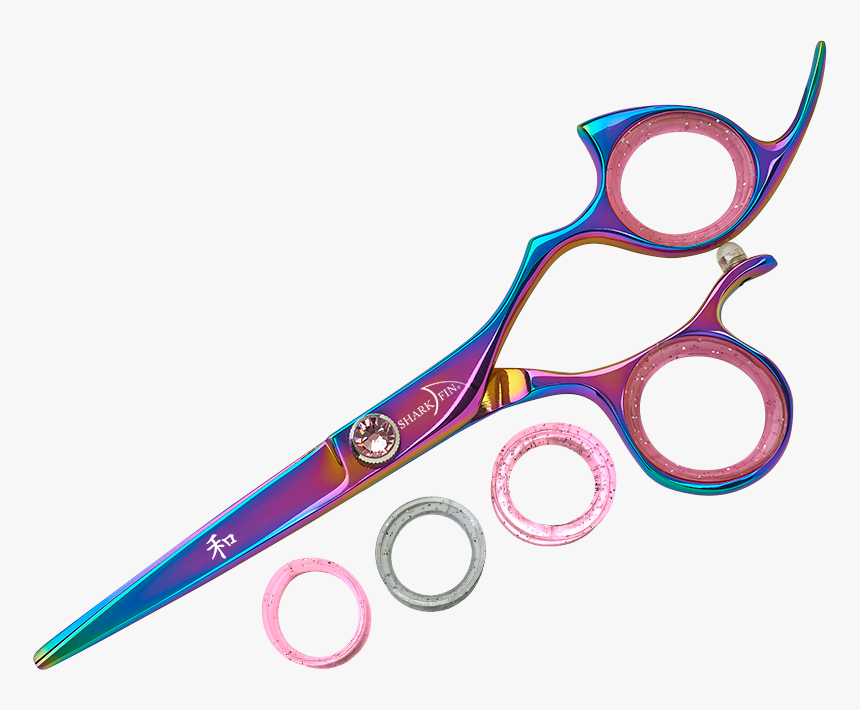 Shark Fin Shears Rainbow Swivel, HD Png Download