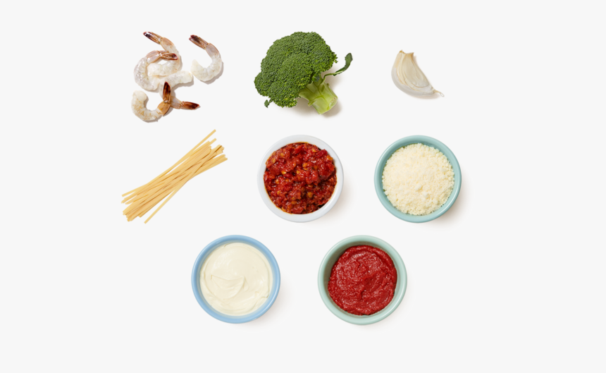 Spicy Shrimp Pasta With Garlic & Broccoli - Pesto, HD Png Download