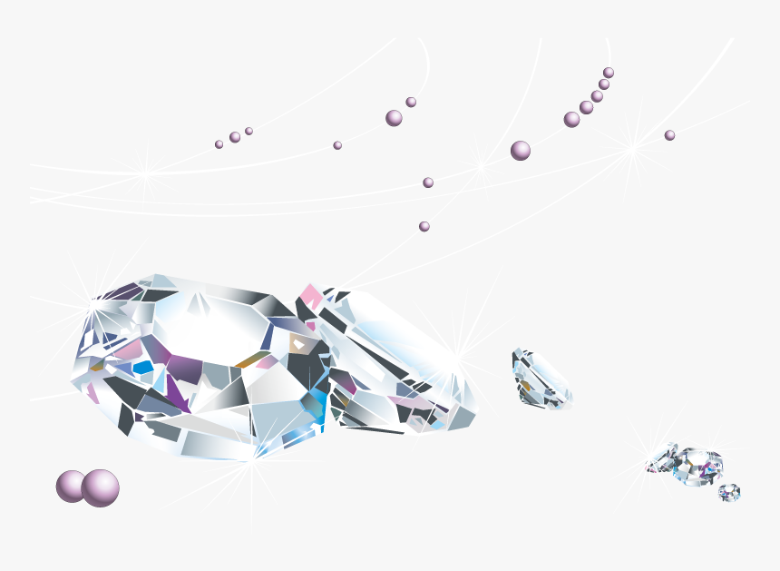 Pink Diamond Jewellery Color Company Vector Clipart - 3d Diamonds Transparent Png, Png Download