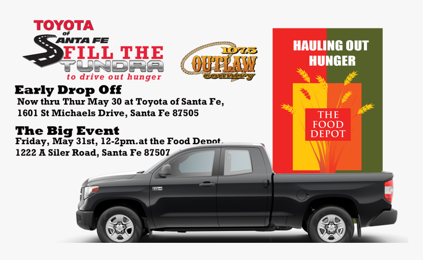 Tundra Food Drive - Toyota Tundra, HD Png Download