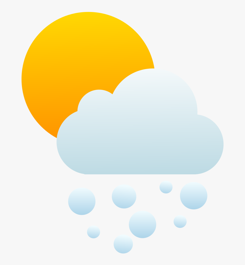 Antu Weather Snow Scattered Day - Illustration, HD Png Download