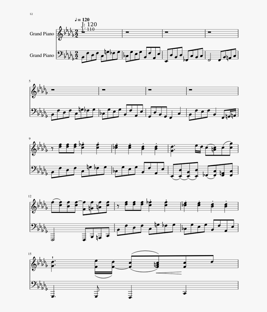 Gavotte Bach Violin Sheet Music, HD Png Download
