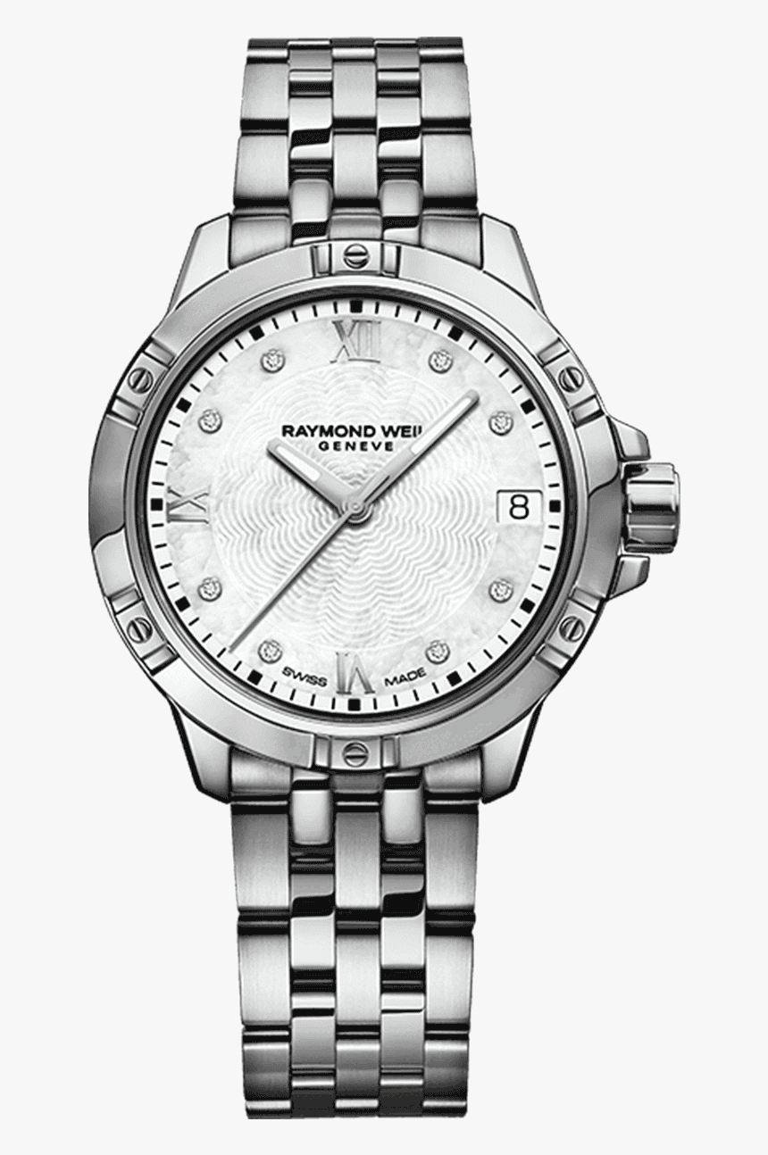 Raymond Weil Geneve Diamond Steel Quartz Ladies Luxury - Raymond Weil Watch, HD Png Download