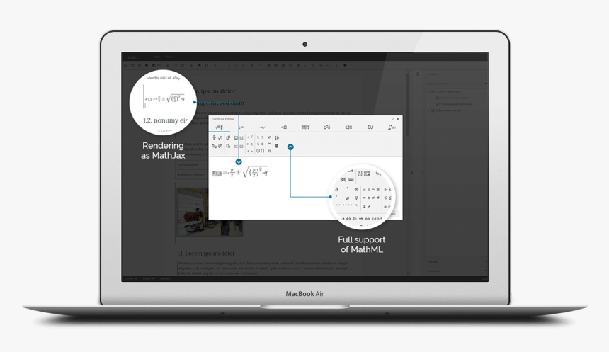 Macbook Air Png Mathml Screen, Transparent Png