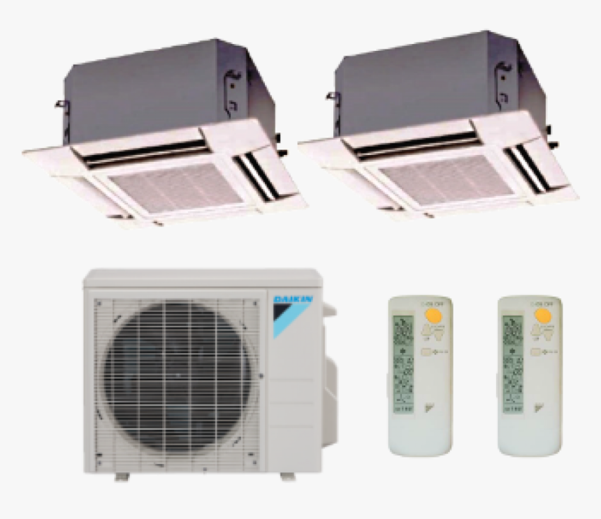 Daikin 2 Zone 18k Btu Heat Pump With Two 9k Btu Ceiling - Aircon Price List Philippines, HD Png Download