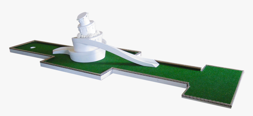 Wedding Entertainment Crazy Golf Hole Wedding Cake - Scale Model, HD Png Download