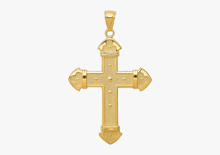 Royal Gold Cross Pendant - Pendant, HD Png Download