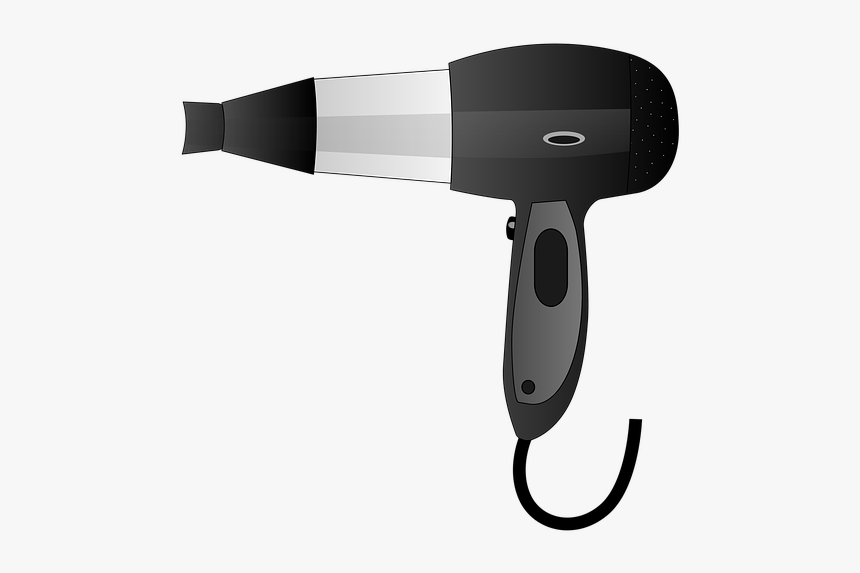 Cosmetology Clipart Hairdryer - Cartoon Hair Dryer Png, Transparent Png