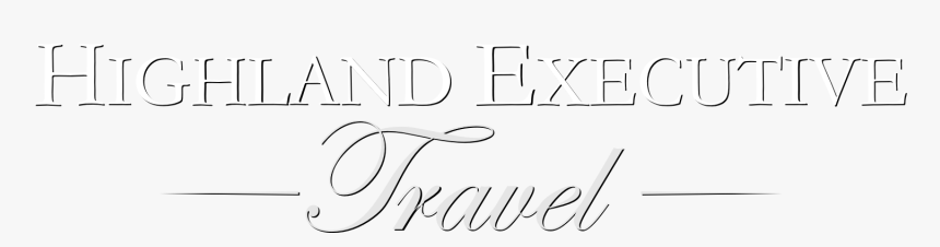 Highland Executive Travel - Calligraphy, HD Png Download