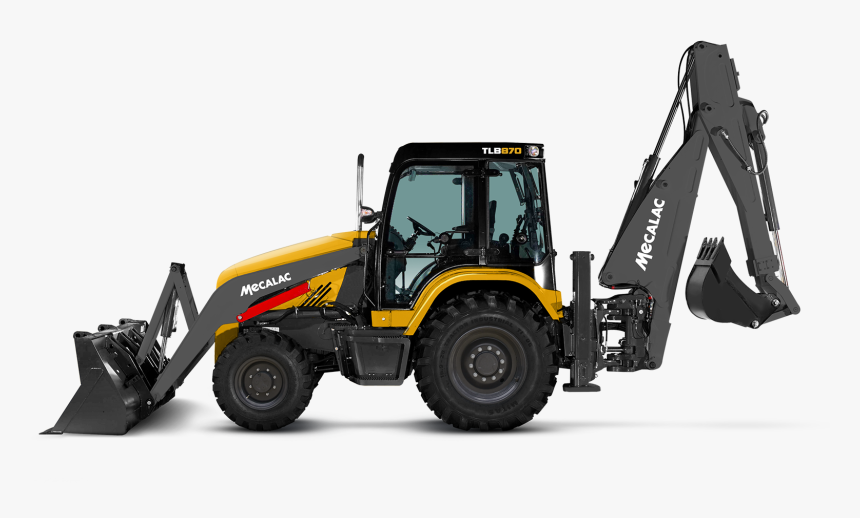 Backhoe Loader Mecalac Tlb 870, HD Png Download