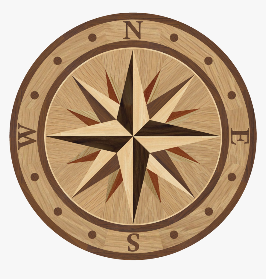 North Star Wood Medallion Pid, HD Png Download
