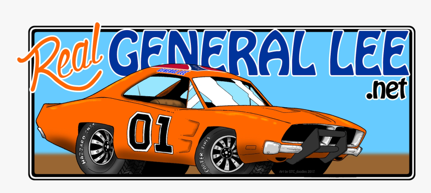 Real General Lee Dodge Charger Dukes Of Hazzard Mopar - Coupé, HD Png Download