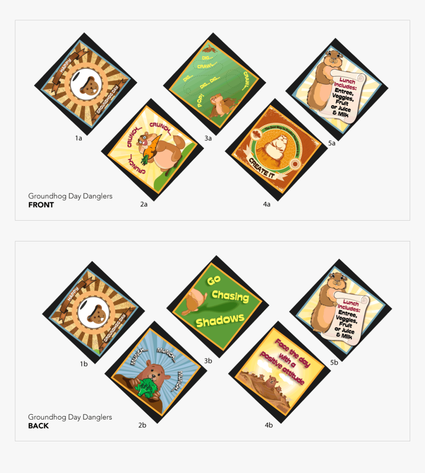 Groundhog Day Danglers, HD Png Download