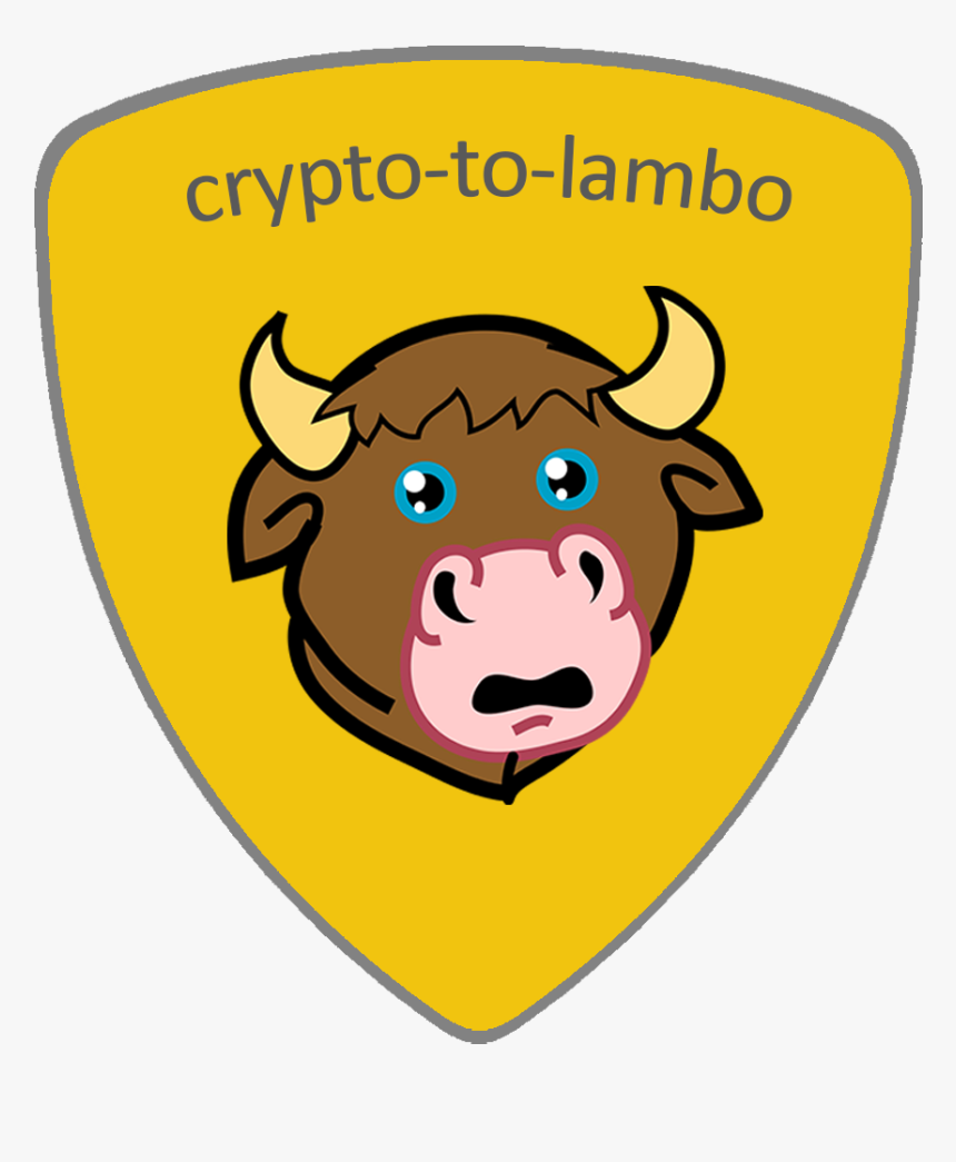Crypto To Lambo Logo - Cartoon, HD Png Download