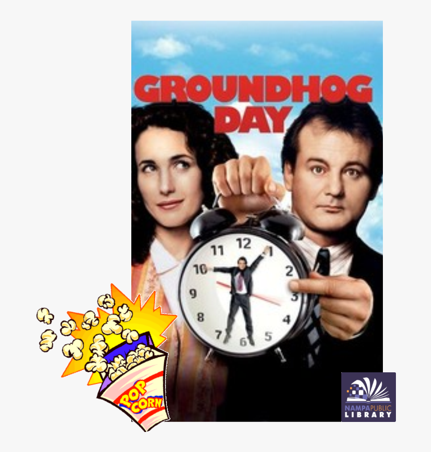 Groundhog Day Bill Murray Movie Poster, HD Png Download