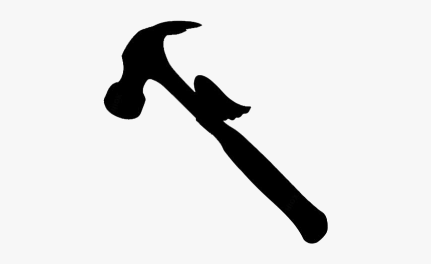 Carpentry Hammer Png Image With Transparent Background - Silhouette, Png Download