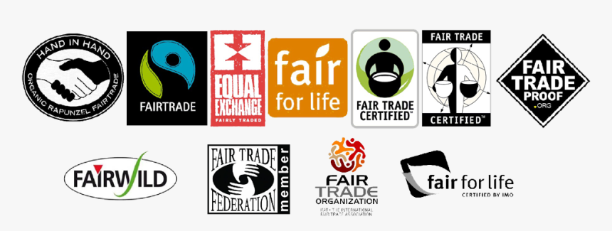 / Images/supply Chain Certificates Collage - All Fair Trade Labels, HD Png Download
