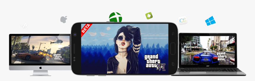 Gta 6 Release Date Pc - Gta Vice City, HD Png Download
