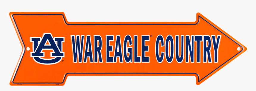 Auburn War Eagle Country - Orange, HD Png Download