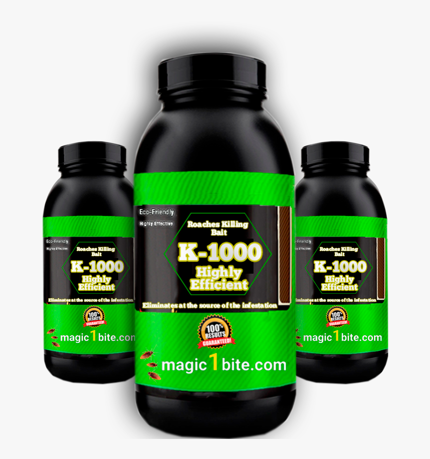 Odorless Non-staining Kills Roaches At The Source Eco - Bottle, HD Png Download