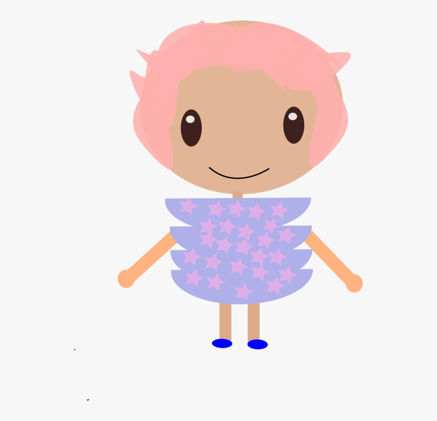 Pink,head,art - Cartoon, HD Png Download