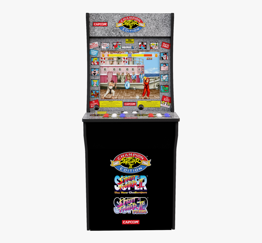Street Fighter Arcade Cabinet 
 Class Lazyload Lazyload - Street Fighter Arcade 1up, HD Png Download