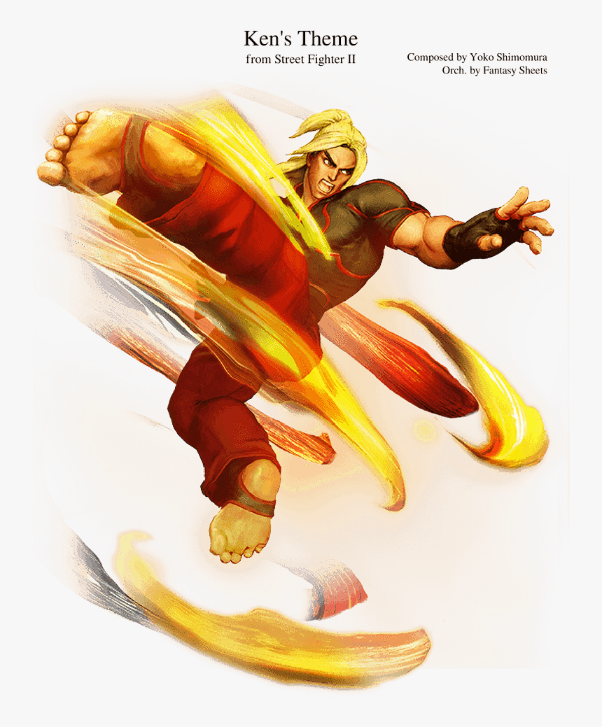Ken Street Fighter 5, HD Png Download