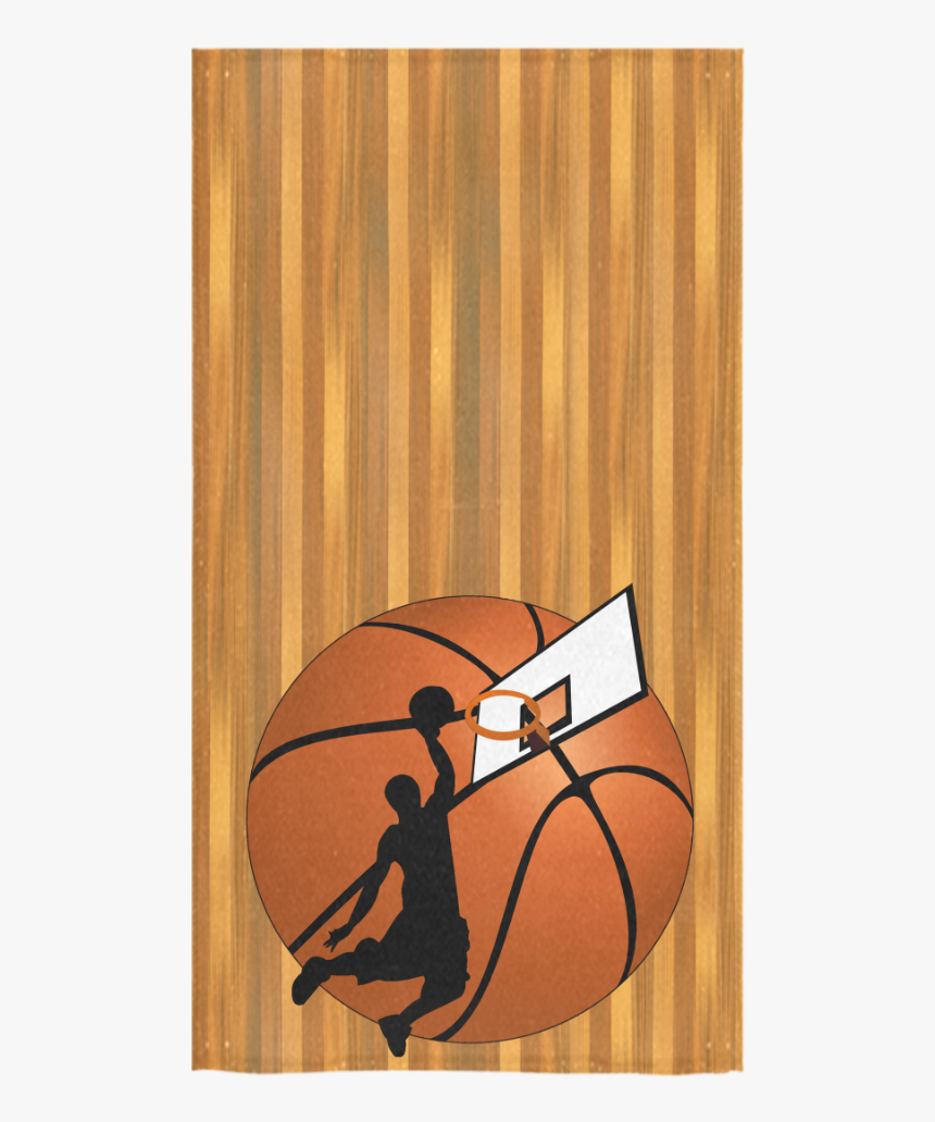 Slam Dunk Basketball Player Bath Towel 30 X56 - Frame Basketball Certificate Border, HD Png Download