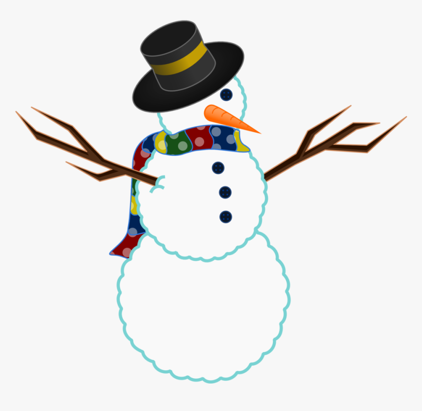 Snowman Clipart, HD Png Download