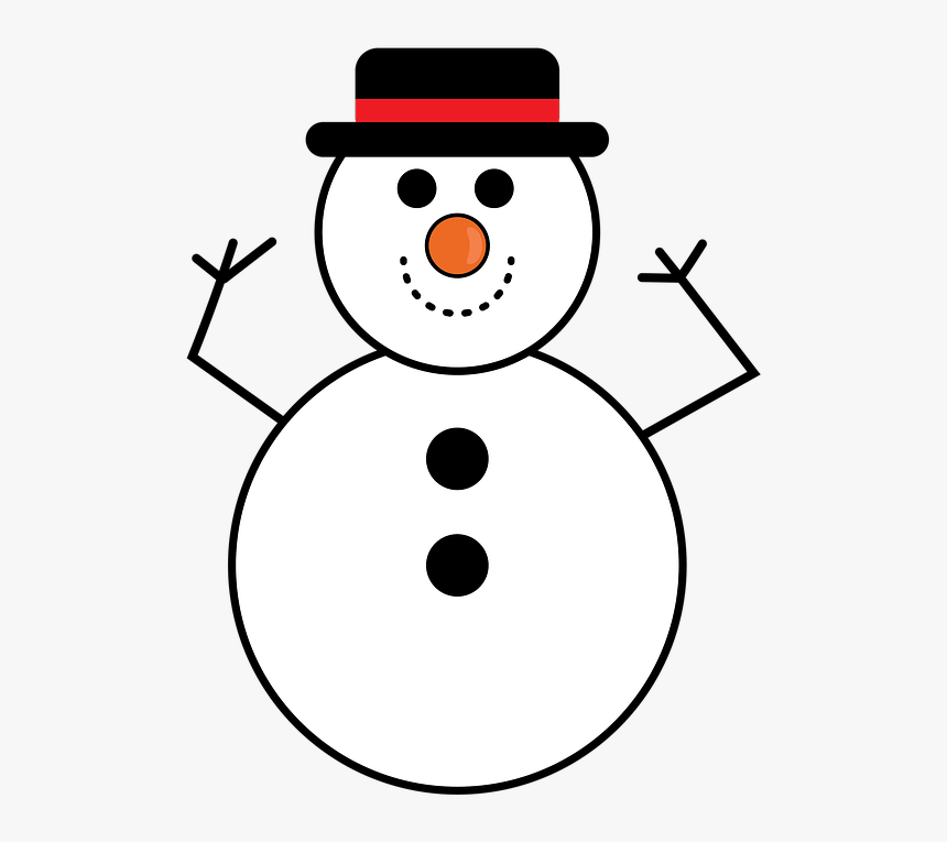 Snow Man Clip Art, HD Png Download