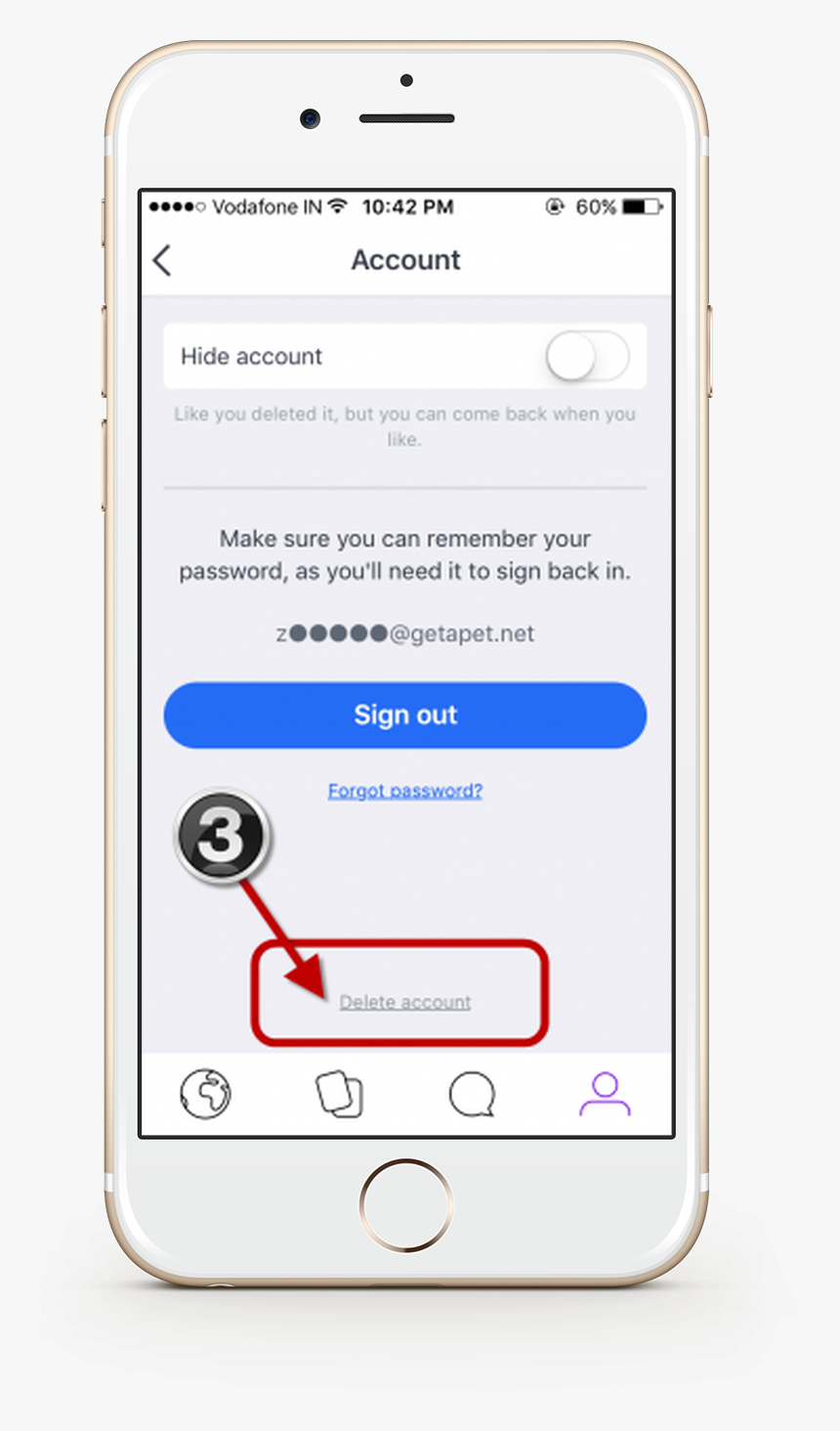 Delete Badoo Account 2019, HD Png Download
