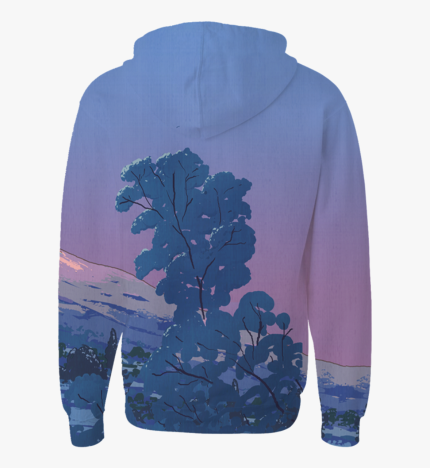 Mount Fuji Zip Up Hoodie 
 
 Data Image Id 358071992321 - Vapor95 Mt Fuji Hoodie, HD Png Download