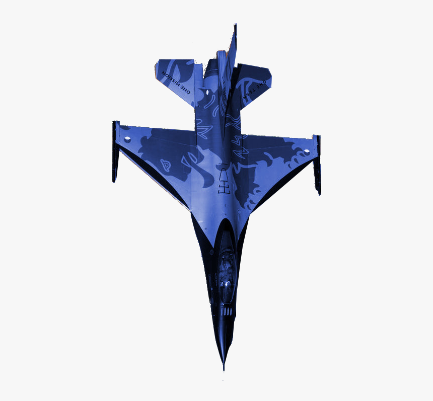Fighter Plane Top View Png, Transparent Png