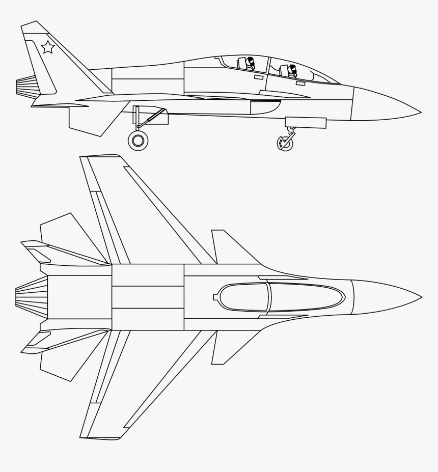 Aircraft Sketch, HD Png Download