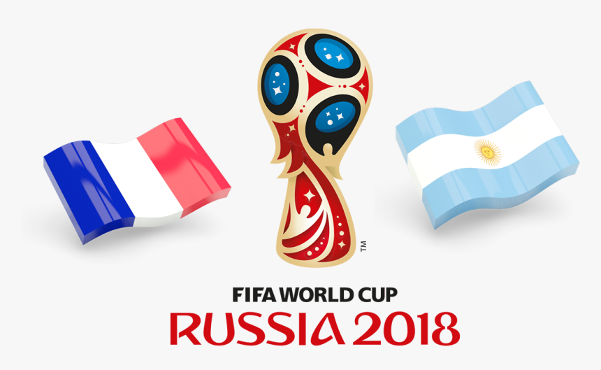 Fifa World Cup 2018 France Vs Argentina Png Photos - Road To Russia World Cup Logo, Transparent Png