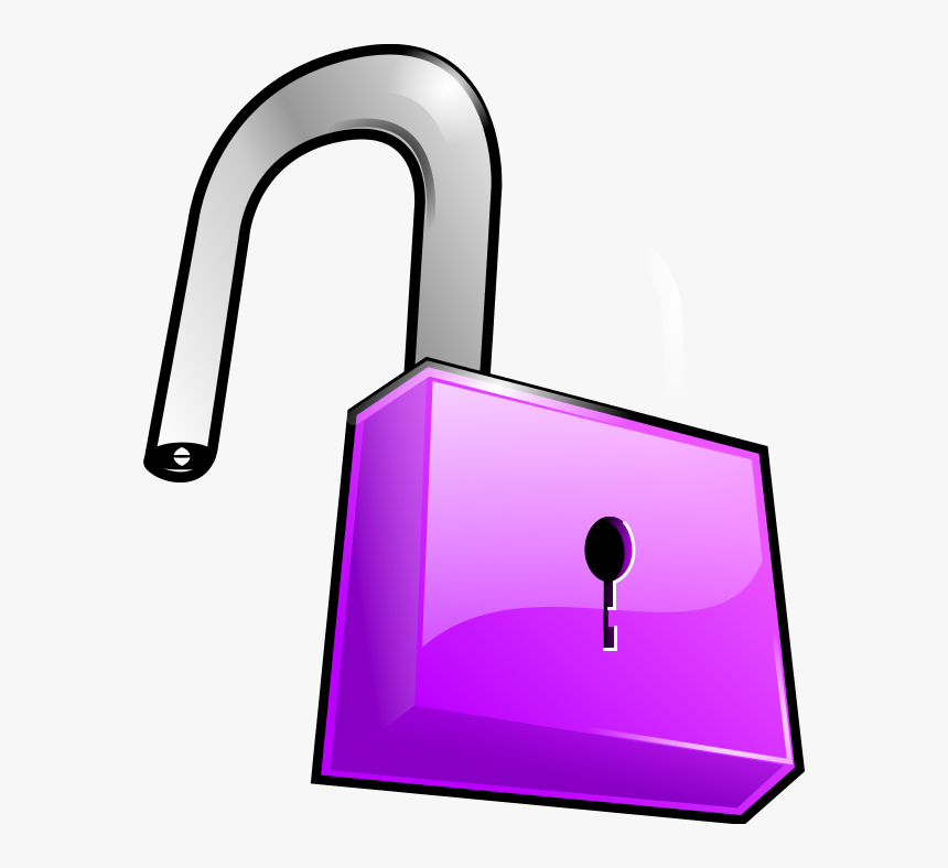 Golden Lock Vector Clip Art 7tkhmy Clipart, HD Png Download