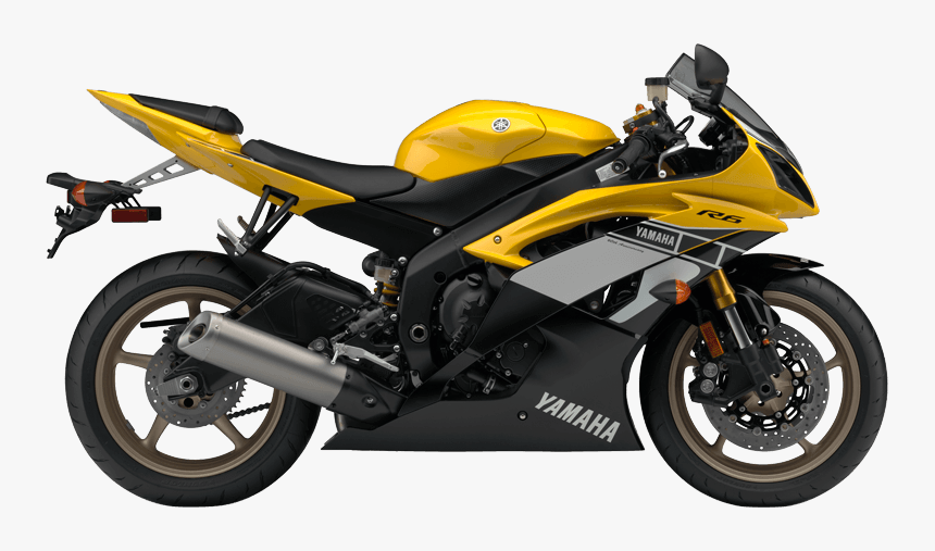 Yamaha Motorcycle Png Image - 2016 Yamaha R6 Black, Transparent Png