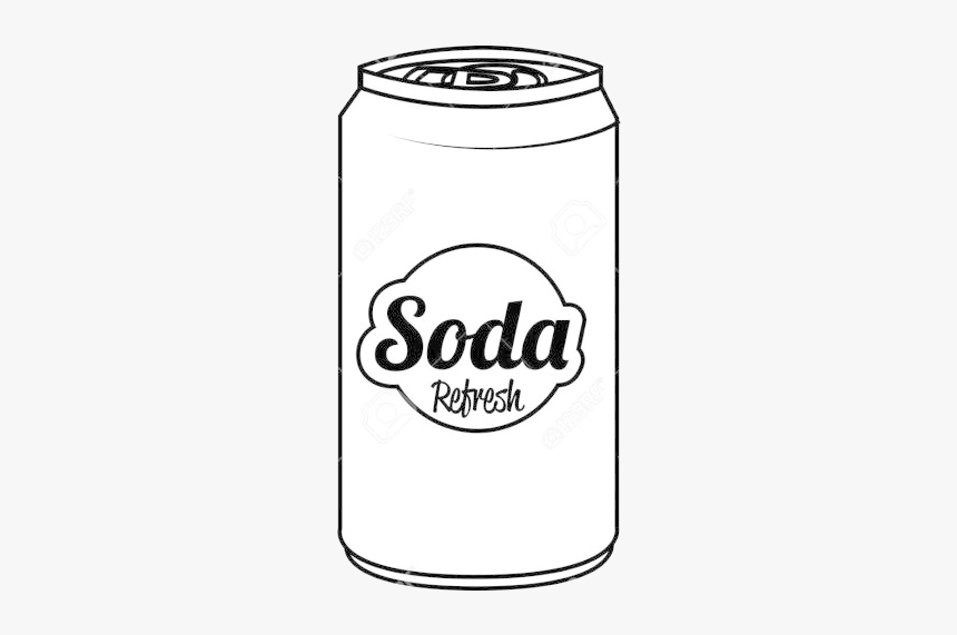 Soda Can Isolated Flat Icon Vector Illustration Graphic - Caffeinated Drink, HD Png Download