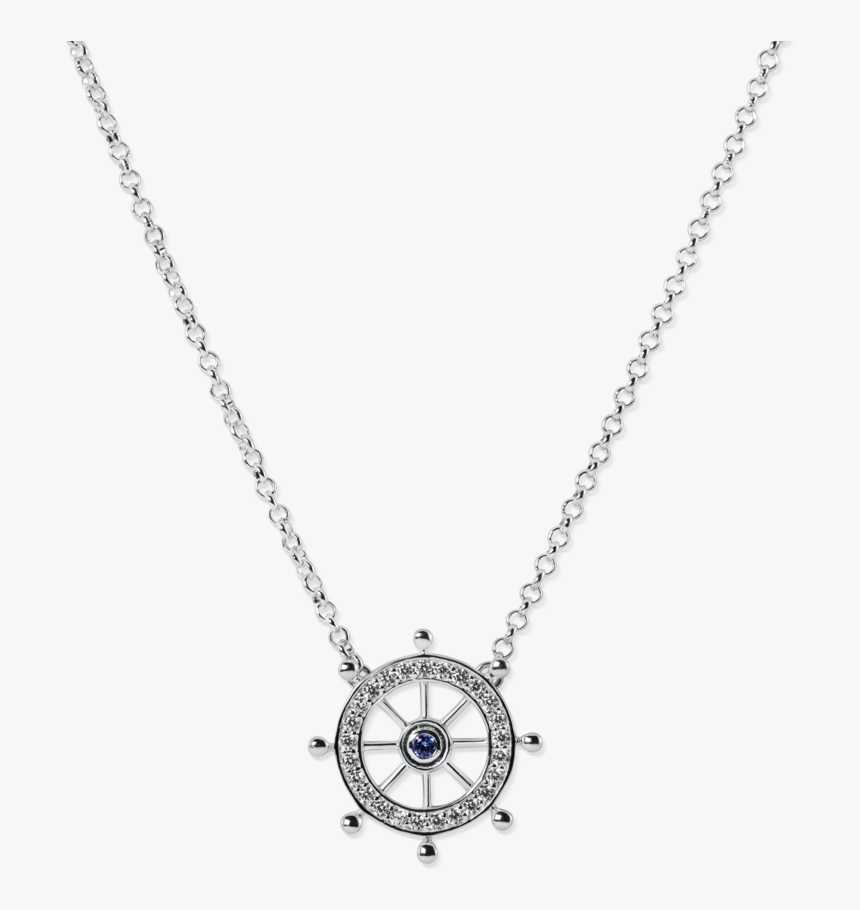 Ships Wheel Necklace - Two Tone Hoop Necklace, HD Png Download